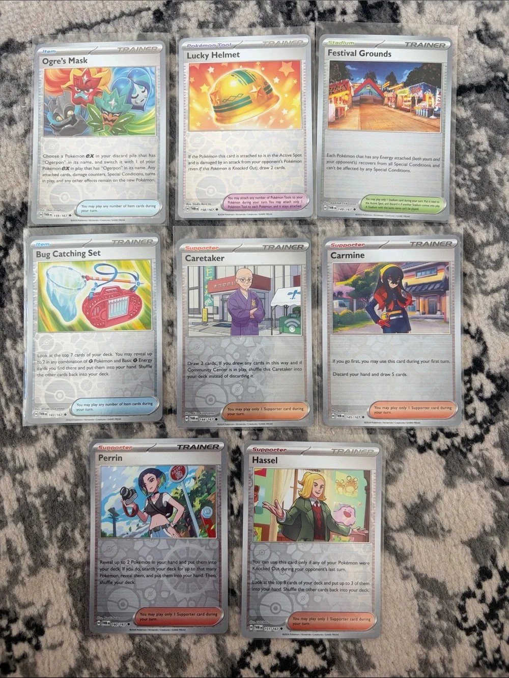 Pokémon Twilight Masquerade Reverse Holo Trainer Lot 8 Cards | ✨5/$25✨